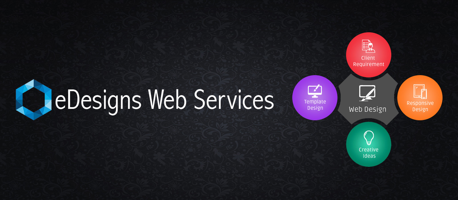 eDesigns Web Services logo. Your boutique web design shop in Joplin MO